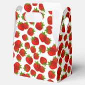 Erdbeeren-Gastgeschenk Geschenkschachtel (Geöffnet)