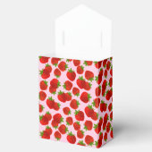 Erdbeeren-Gastgeschenk Geschenkschachtel (Geöffnet)
