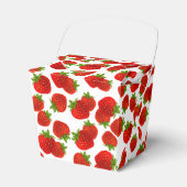 Erdbeeren-Gastgeschenk Geschenkschachtel (Vorderseite)