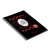 Erdbeeren Geburtstags Notizbuch Geschenk Notizblock (Rechte Seite)