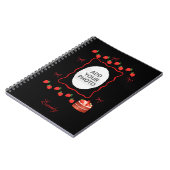 Erdbeeren Geburtstags Notizbuch Geschenk Notizblock (Linke Seite)