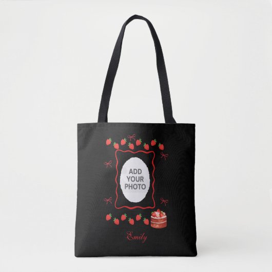 Erdbeeren Geburtstags-Tasche Geschenk Tasche (Vorderseite)