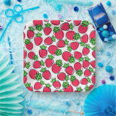 Erdbeeren Geburtstagsparty Duschgrill Pappteller (Party)