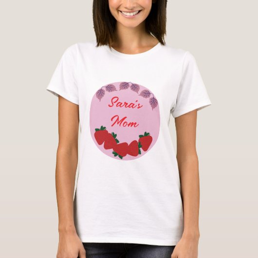 Erdbeeren Geburtstagsparty T-Shirt (Vorderseite)