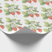 Erdbeeren Geschenkpapier (Ecke)