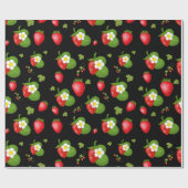Erdbeeren Geschenkpapier (Flach)
