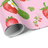 Erdbeeren Geschenkpapier (Rolleneckpunkt)