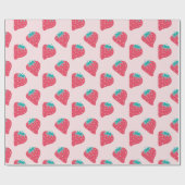 Erdbeeren Geschenkpapier (Flach)