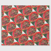 Erdbeeren Geschenkpapier (Flach)