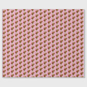 Erdbeeren Geschenkpapier (Flach)