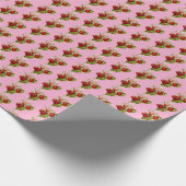 Erdbeeren Geschenkpapier (Ecke)