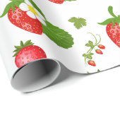 Erdbeeren Geschenkpapier (Rolleneckpunkt)