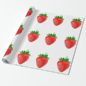 Erdbeeren Geschenkpapier (Ungerollt)