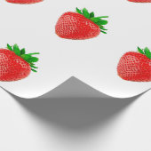 Erdbeeren Geschenkpapier (Ecke)