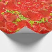Erdbeeren Geschenkpapier (Ecke)