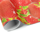 Erdbeeren Geschenkpapier (Rolleneckpunkt)