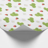 Erdbeeren Geschenkpapier (Ecke)