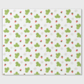 Erdbeeren Geschenkpapier (Flach)