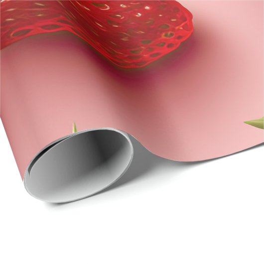 Erdbeeren Geschenkpapier (Rolleneckpunkt)