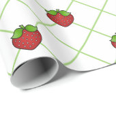 Erdbeeren Geschenkpapier (Rolleneckpunkt)