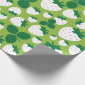 Erdbeeren Geschenkpapier (Ecke)