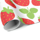 Erdbeeren Geschenkpapier (Rolleneckpunkt)