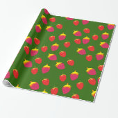 Erdbeeren Geschenkpapier (Ungerollt)