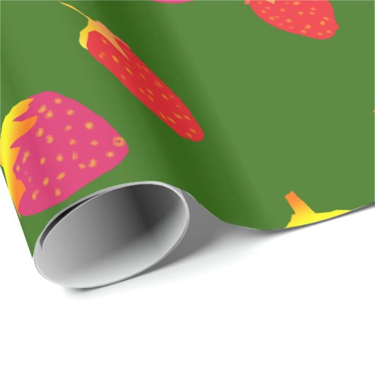 Erdbeeren Geschenkpapier (Rolleneckpunkt)