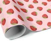 Erdbeeren Geschenkpapier (Rolleneckpunkt)