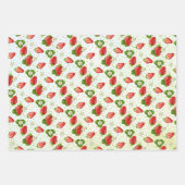 Erdbeeren Geschenkpapier Set (Vorderseite 2)