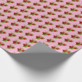 Erdbeeren Geschenkverpackung Papier Erdbeeren Geschenkpapier (Ecke)