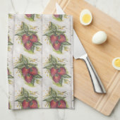 Erdbeeren Geschirrtuch (Viertel Falte)