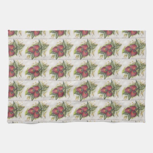 Erdbeeren Geschirrtuch (Horizontal)