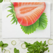 Erdbeeren Geschirrtuch (Gefaltet)