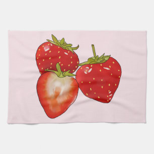 Erdbeeren Geschirrtuch