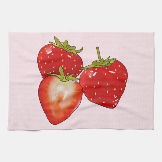 Erdbeeren Geschirrtuch (Horizontal)