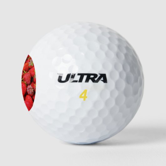 Erdbeeren Golfball (Logo)