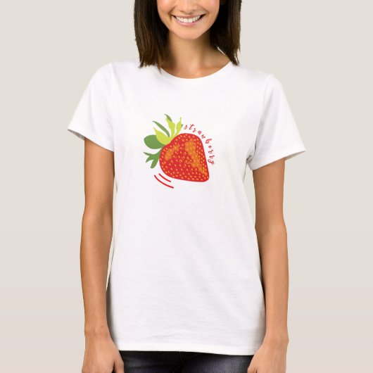 Erdbeeren Grafik-T - Shirt-Design T-Shirt (Vorderseite)