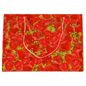 Erdbeeren Große Geschenktüte (Vorderseite)