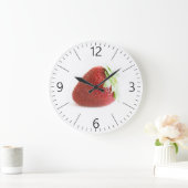 Erdbeeren Große Wanduhr (Zuhause)