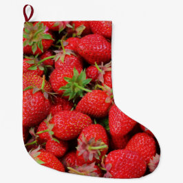 Erdbeeren Großer Weihnachtsstrumpf