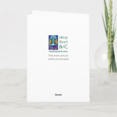 Erdbeeren Grußkarte Karte (Rückseite)