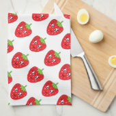Erdbeeren Handtuch (Viertel Falte)