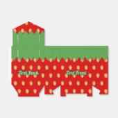 Erdbeeren-Hintergrund-Muster-Vorzugbox Geschenkschachtel (Ungefaltet)