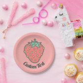 Erdbeeren-Icon-Papierplatte Pappteller (Party)
