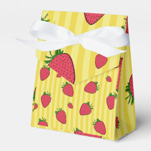 Erdbeeren-Illustration Geschenkschachtel