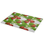 Erdbeeren im Weinbau Schneidebrett (Ecke)