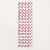 Erdbeeren in Blueberry Hearts Yogamatte (Vorderseite)