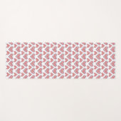 Erdbeeren in Blueberry Hearts Yogamatte (Vorderseite (Horizontal))