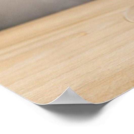 Erdbeeren in Champagner-Glasposter Poster (Ecke)